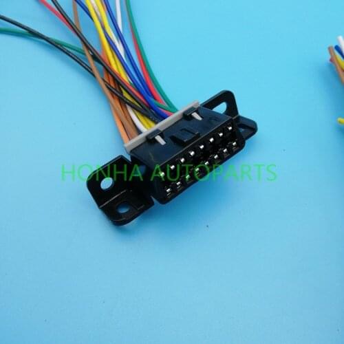 Free shipping OBD 16pin obd2 Connector OBD2 16Pin Female Connector OBD 2 Wire Sockets obd Adapter Diagnostic Tool ODB MG610761-5