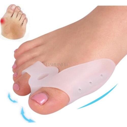 Big toe straightener thumb valgus protector silicone foot finger toe separator bunion adjuster foot pad to relieve foot pain