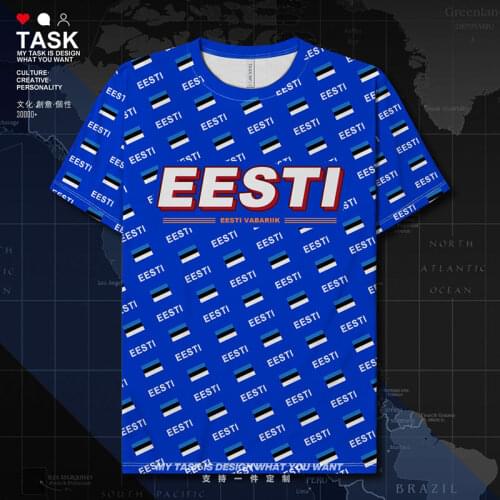 Estonia Estonian EST Eesti Quick Dry t shirt Running fashion casual t-shirt mens sports clothing brands shirts summer clothes