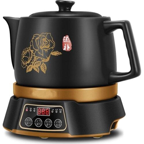 Electric kettle medicine pot is fully automatic 2 Fried wheat and stone ceramic casserole Chinese medicine pot medicine pot
