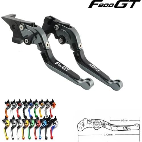 Laser Logo For BMW F800GT F800 GT 2013-2018 2017 2015 2016 CNC Adjustable Folding Extendable Motorcycle Brake Clutch Levers