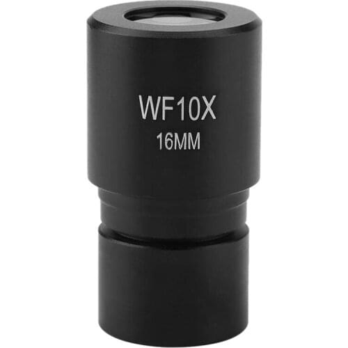 Microscope Eyepiece Lenses, DM-R001 WF10X 16Mm Eyepiece For Biological Microscope Ocular Mounting 23.2Mm With Scale 0.1Mm