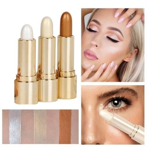 3D Highlight Embellish Contour Highlighter Pencil Brighten Skin Lying Silkworm Pen Makeup Bronzers Highlighter Contour