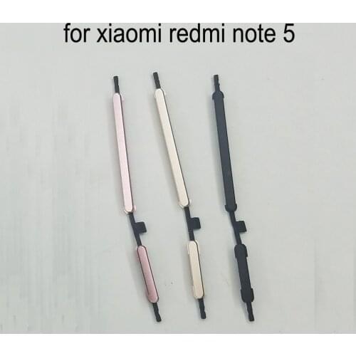 For Xiaomi Redmi Note 5 Original Phone Housing Frame New Power Volume Button For Xiaomi Note5 On Off Side Key Replacement