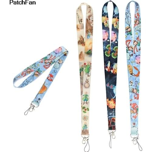 A3327 Patchfan Cartoon Little Prince Creative Lanyard Badge ID Lanyards Mobile Phone Rope Key Lanyard Neck Straps Accessories