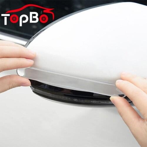Car Door Edge Transparent Anti Scratch Protector Sticker Rearview Mirror Anti-collision Strips Bumper Scuff Plate Bar Auto Decor