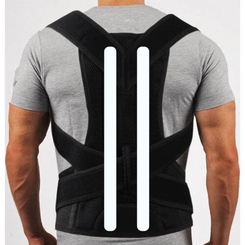 Adjustable Back Straightener for Posture Correction Builds Muscle Memory Provides Neck Shoulder Lower Upper Back Pain Relief