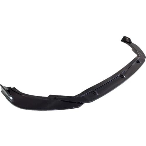 SDAO 3 Pacs Car Front Bumper Lip Splitter Diffuser Lip Body Kit Spoiler Bumper For Ford For Fox ST2016-2019 cabon black