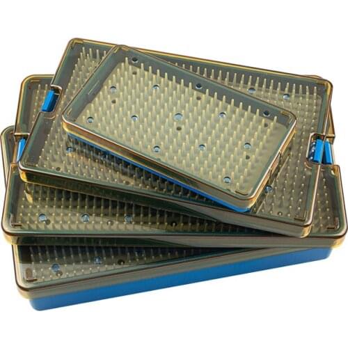 Sterilization tray case box opthalmic surgical instrument