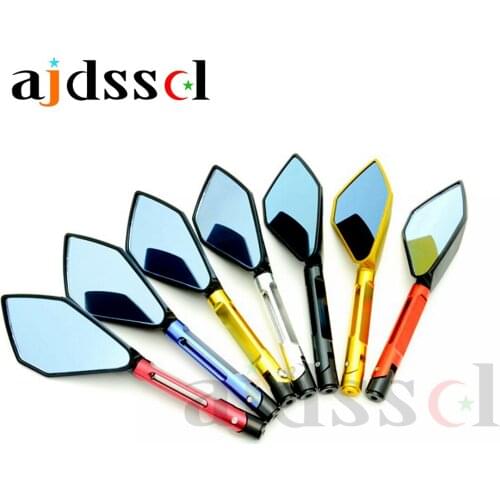 Universal CNC Aluminum Motorcycle/Scooter Side Rearview Mirror For Suzuki Beneli Ducati 795 Yamaha BWS PCX RSZ RS Honda MSX GSXR