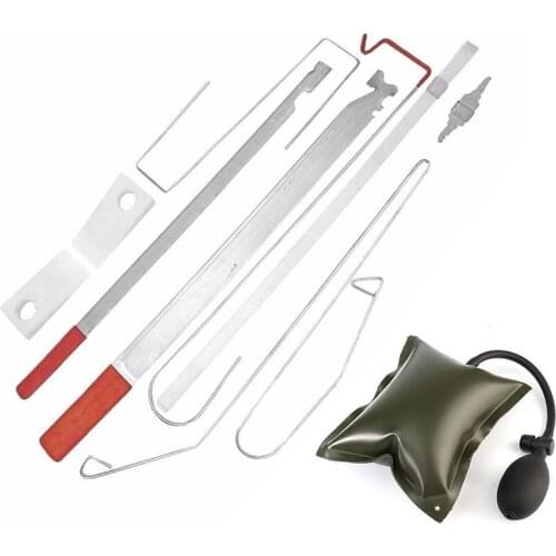 Universal Car Door Key Lost Lock Out Emergency Open Unlock Tool Kit+Air Pump