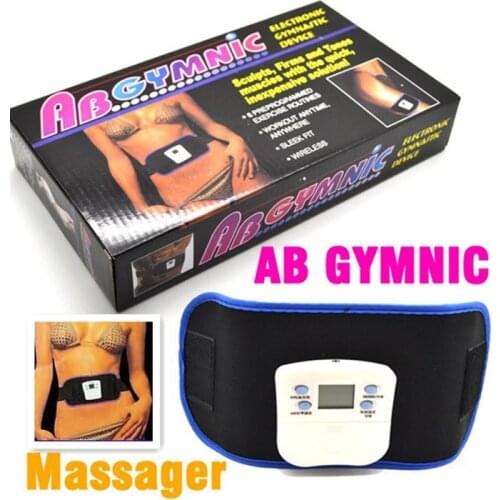 Vibrating slim beauty belt massager AB GYMNIC Electronic Health Body Building back pain relief Massage Belt
