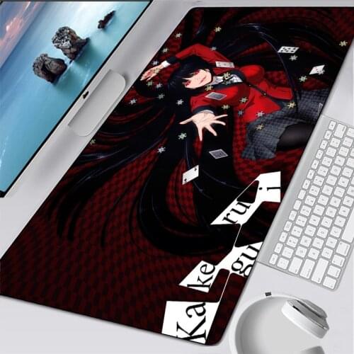 Top Quality Anime Kakegurui Office Mice Gamer girl Soft Mouse Pad Free Shipping Large Mouse Pad Keyboards Mat gift
