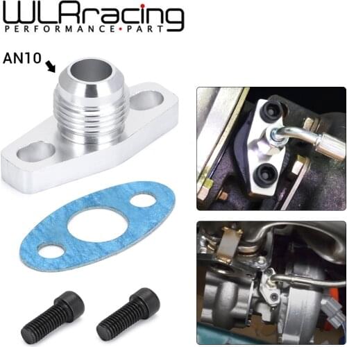 WLR RACING - Turbo Oil Return/Drain Flange Adapter AN10 For GT28 GT30 GT35 T25 WLR-OFG34