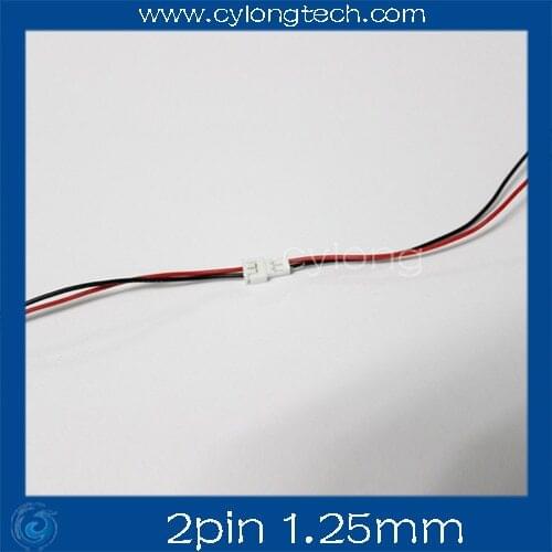 10 x Micro JST 1.25 2-Pin Male , Female Connector plug w/.Wire