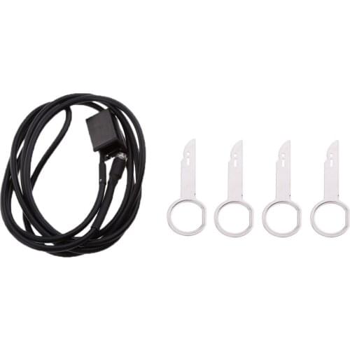 150cm 3.5mm Car AUX Music Sound Input Female Adapter Cable Fit for Ford Fiesta Mondeo Focus Transit Fusion Galaxy