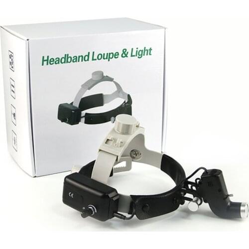 5W LED Headlamp Medical Headlight Dental Surgical Head Light Focusable Light Spot with Rechargeable Battery