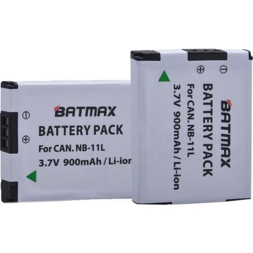 Batmax NB-11L NB-11LH Battery for Canon PowerShot A2400 A2500 A2600 A3400 A3500 A4000 IS ELPH 320 340 350 HS IXUS 265