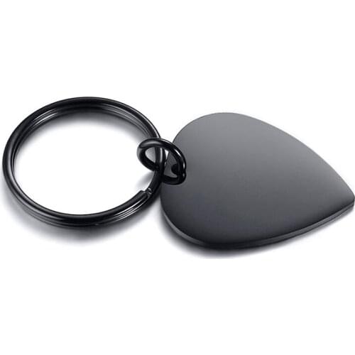 2021 Stainless Steel Personality And Simple And Engraving Peach Heart keychain Custom Accessories Suitable For Women And Men