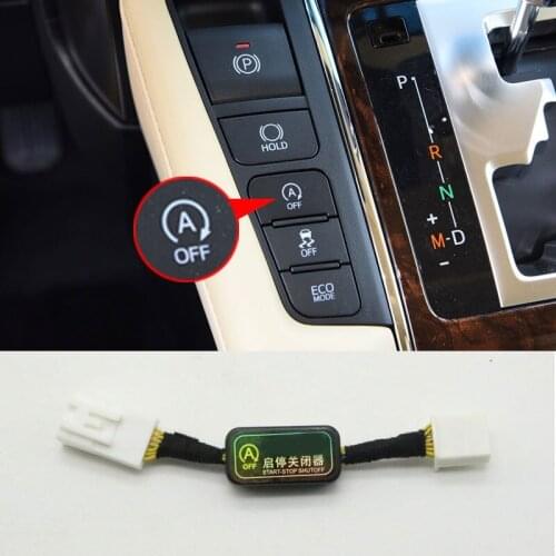 Automatic Stop Start System Off Closer Close Control Sensor Plug Smart Stop Cancel For Toyota Alphard AH30 2015 - 2018 2019 2020