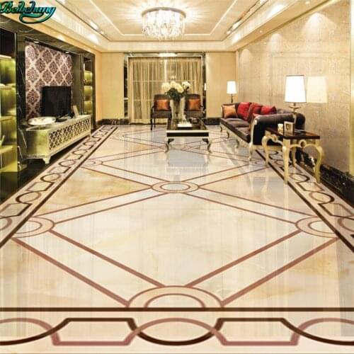 Beibehang Large custom high - definition high imitation marble water knife parquet 3D floor tiles decorative painting