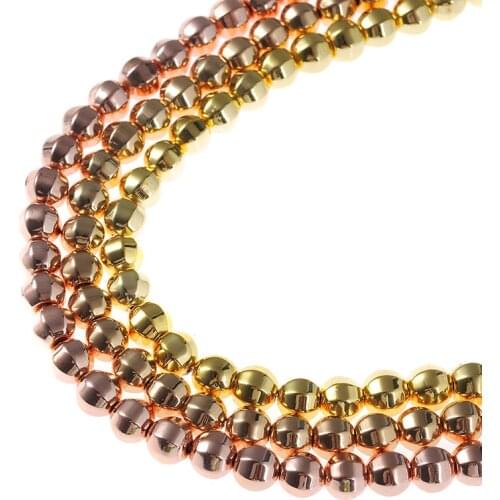 Hight quality Natural Stone Beads Plated Hematite Polyhedron shape Beads 8mm 9mm DIY Bracelet Necklace Jewelry Making Beaded