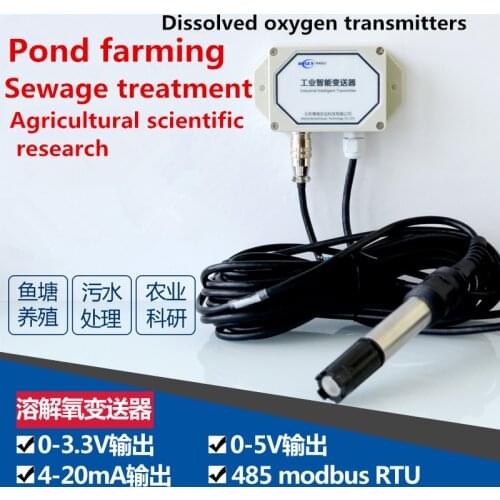 Dissolved oxygen sensor oxygen electrode DO content 4-20mA 485 Industral intelligent transmitter Dissolved oxygen transmitter
