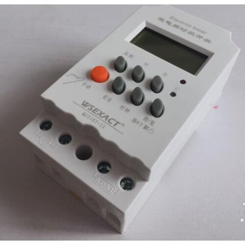 Din Rail KG316T-II microcomputer timing switch 20A timing switch street lamp advertising timer DC12V DC24V AV220V