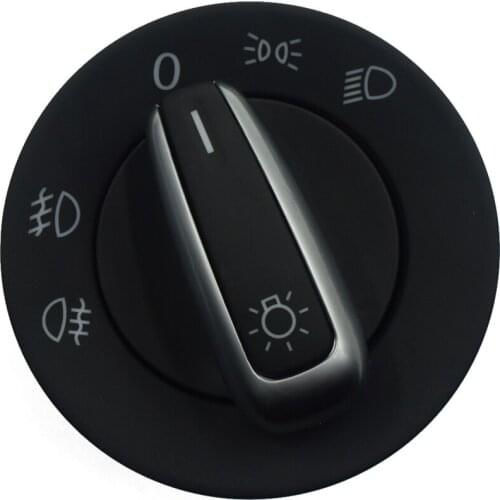 1PCS Chrome Headlight Switch For VW Golf 5 6 GTI Mk5 Mk6 Jetta 5 Passat B6 Touran Tiguan 5ND 941 431 A 5ND 941 431A 5ND941431A