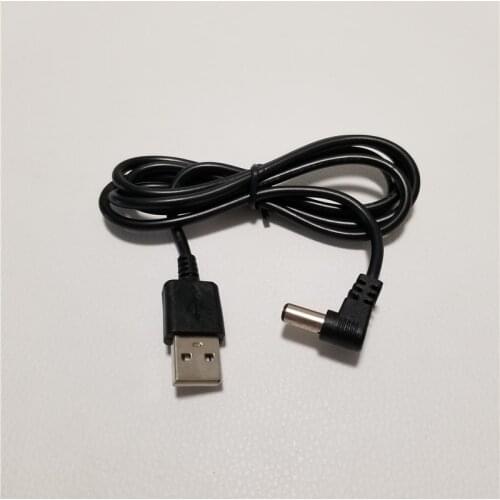 USB Male to DC Male 5.5/2.1mm 5.5*2.1mm 90 Degree Angle m/m Adapter Power Cable Cord 80cm for Router SCM Mini PC DC5.5