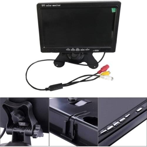 B36B A Set 480*234 Resolution LCD Display 7 inch TFT Monitor with Car Reversing Priority Function
