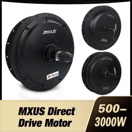 MXUS Wheel hub motor 72V 3000W 60V 1500W Electric Bike Motor 48V 1000W 500W Brushless Driect Drive Motor E-bike Motor Powerful