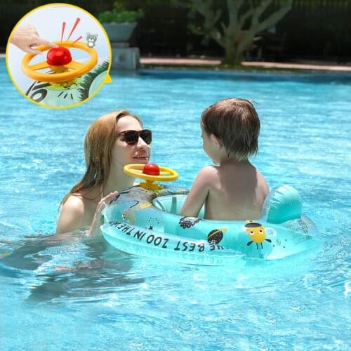 Cartoon Kids Infant Toddler Baby Swimming Pool Float Inflatable Seat Air Bed