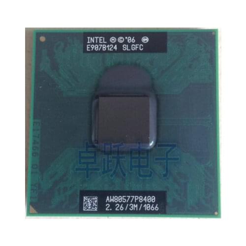 Original for Intel Core 2 Duo P8400 CPU 2.26G 3M cpu 1066 MHz 25W PGA notebook Laptop processor compatible PM45 GM45 chipset