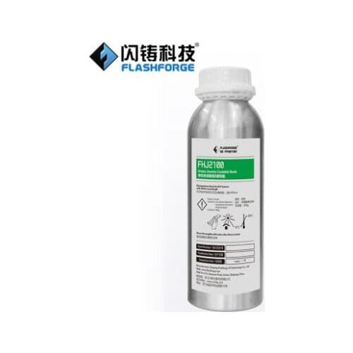 Flashforge Castable Resin(green) FH1200 for DLP 3D Printers, 500g