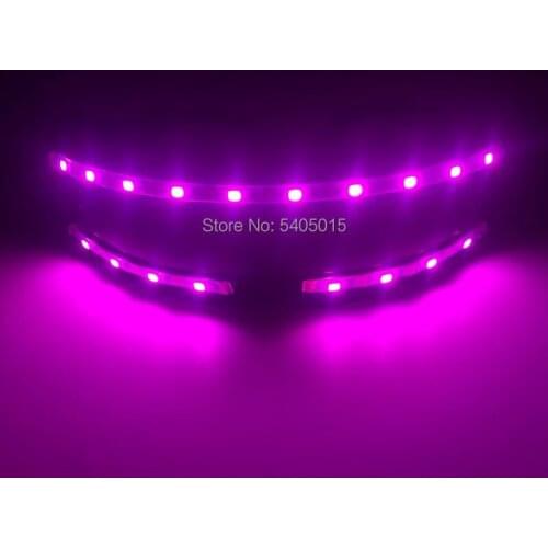 Cool LED Glasses Light Up Party Supplies Flashing Sunglasses For Rave Nightclub Dance Music Festival Glow in Dark