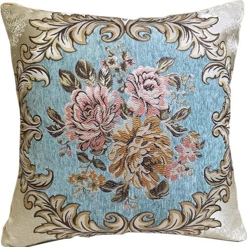Luxury embroidery High Grade Pillow Cover Home Decorate Pillow Case Office Sofa Cushion NEW