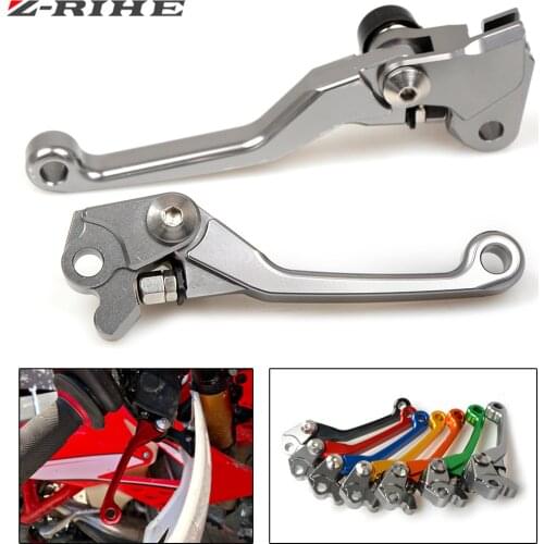 CNC Pivot dirt Bike Brake Clutch Lever Handle For suzuki RMZ 450 RMZ450 2005 2006 2007 2008 2009 2010 2011 2012 2013-2016
