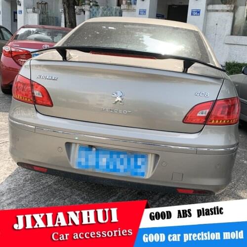 For Peugeot 408 Spoiler 2006-2013 Peugeot 508 308 Spoiler TF RUIYI ABS plastic Material Car Rear Wing Color Rear Spoiler