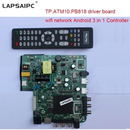 TP.ATM10.PB818 driver board LCD AV TV HDMI RJ45 NETWORK PORT quad-core with wifi network Android 3 in 1 Controller motherboard