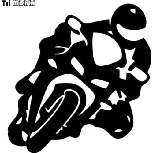 Tri Mishki HZX357# 15.6*15cm biker on board car sticker auto funny car stickers