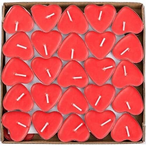 Modernica Heart Candle 50 Pcs