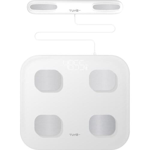 Smart Body Fat Scale Bluetooth Electronic Scale Light Energy Charging Body Scale Accurate Measuring Instrument Body Fat MeterAPP