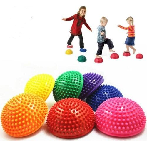 Funny Balance Ball Physical Fitness Exercise Outdoor Sport Toys For Children Kids Game Durian Yoga Balls Training Equipment