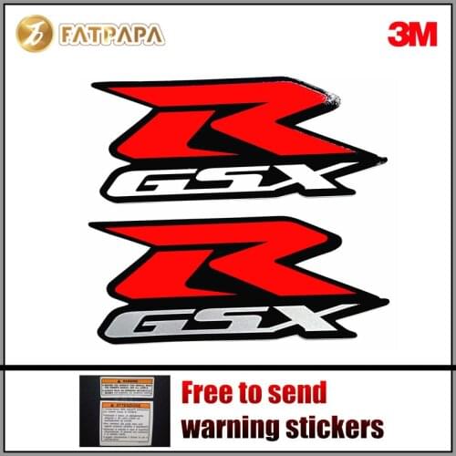 Motorcycle Bike Fuel Tank 3D High Quality Sticker FOR SUZUKI GSXR 600 750 100 K1 K2 K3 K4 K5 K6 K7 K7 K8 K9 GSXR"" LOGO