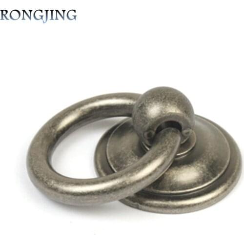 3x Anitque Kitchen Cabinet Drawer Knobs Vintage Cupboard Closet Dresser Drawer Handles Wine Box Puls Old Tin Furniture Handle