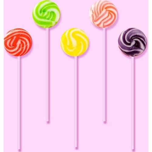 Acrylic Lollipop Sticks Cake Pops Stick for Cake Pops, Cupcake Toppers Candy Dessert Chocolate