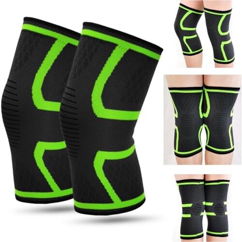 Anti-fall Thin Kneepad Knee Protector for Fitness Running Cycling Mountaineering Elastic Knee Pads Compression Knee Support
