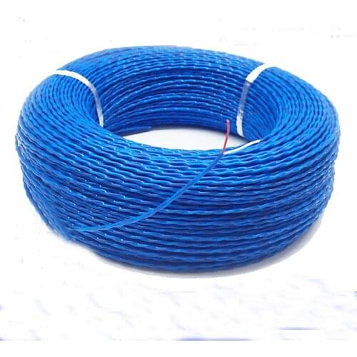 Free shipping 20M 2 cord PTFE Twisted strand cable 2*7*0.2 K type thermocouple temperature measurement Wire for sensor