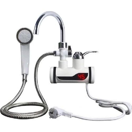 Tankless Water Heater With Shower Electric Instant Water Heater 220V Digital Display Electric Faucet For Country House